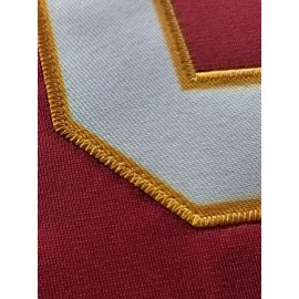 Men's Red #28 Breathable Rugby Jersey - Embroidered American Football V-Neck Short Sleeve Shirt, Loose Fit All-Season Training & Match Uniform for Sports, Outdoor Activities & Casual Wear, Durable Sportswear