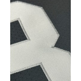 Men'S Black # 98 American Football Shirt Loose Embroidered Sports, Fashionable, Casual, Street Breathable Rugby Top