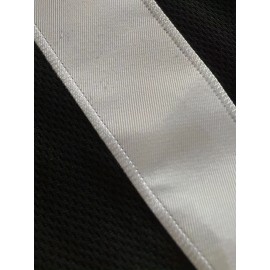 Men's Black #11 Baseball Shirt - Loose Fit V-Neck Embroidered 