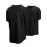 Men's Black #2 Embroidered Baseball Jersey - Loose Fit, Breathable V-Neck Sports Shirt for Casual & Outdoor Wear, NYC Street Style