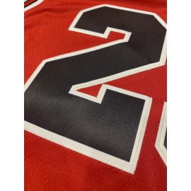 Men'S Red Basketball Suit # 23 Classic Retro Embroidered Sleeveless Sweat wicking Breathable Tank Top Basketball Suit
