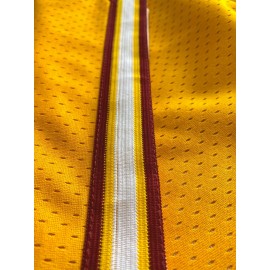 Men's Yellow #14 Baseball Shorts with BEL-AIR ACADEMY Embroidery - Breathable Athletic Shorts, Loose Fit for Training, Competition & Casual Wear - Machine Washable Sportswear for Men & Teens, Adjustable Elastic Waistband