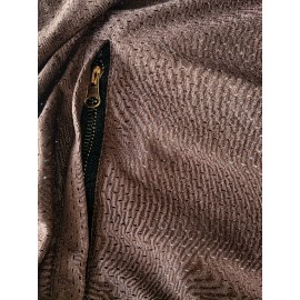 Men'S Brown # 23 Baseball Shorts, Classic Letter Embroidery Design, Breathable Button Style Short Sleeve Shirt, Suitable For Training And Competition