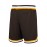 Men'S Brown # 23 Baseball Shorts, Classic Letter Embroidery Design, Breathable Button Style Short Sleeve Shirt, Suitable For Training And Competition
