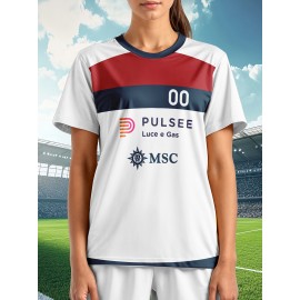 Women's Plus-Size Soccer Uniforms Custom with Team Name & Jersey Number - Personalized Sports Jerseys in Navy Blue & Golden, Breathable Fabric for Female Athletes - Ideal for Soccer, Softball, Basketball Teams, Team Apparel, Sporty Style, Comfortable Fit
