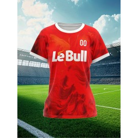 Custom Women'S Plus-Size Soccer Jerseys with Personalized Names And Numbers, Designed for Comfort And Lightweight Use in Sports And Leisure, Suitable for Baseball.