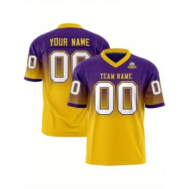 Customizable Plus Size Women'S Football Jersey - Personalized Name & Number, V-Neck Short Sleeve, Black & Neon Green with White Stripes & Logo, Breathable Summer Sports Training Uniform for Outdoor Competition